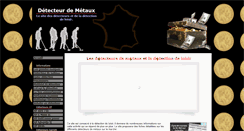 Desktop Screenshot of detecteurs-metaux.com